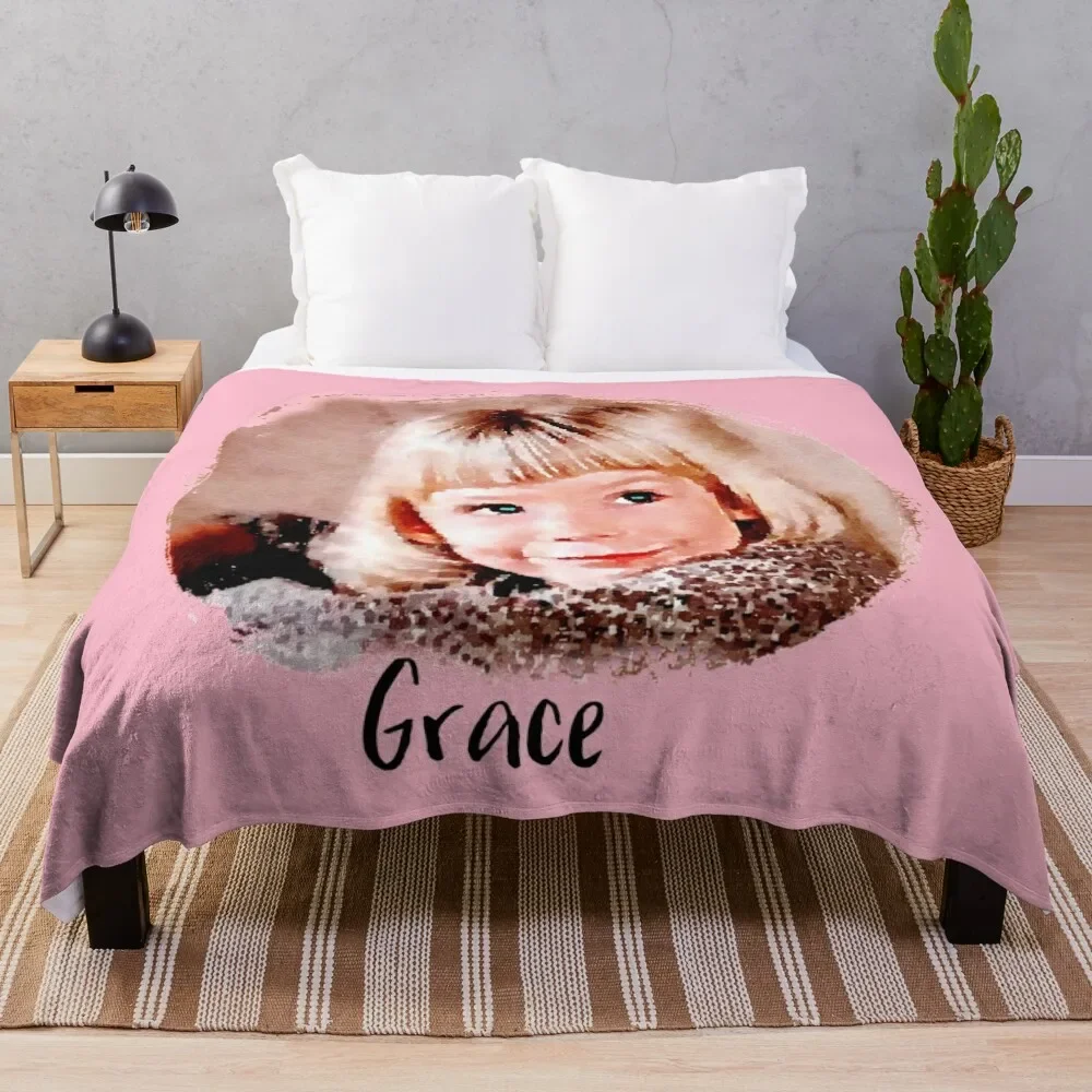 

Baby Grace Little House on the Prairie Throw Blanket Multi Purpose Soft Warm Blanket for Home Travel