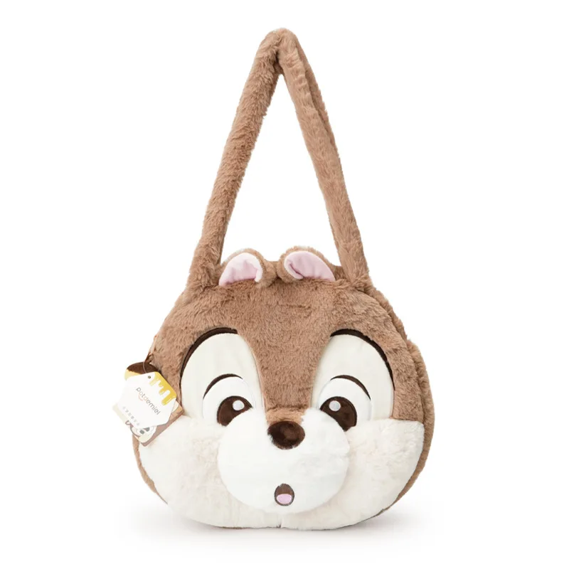 Disney Strawberry Bear Plush Doll Shoulder Bag Stitch Crossbody Bag Chi Chi Winnie Bear Handbag Women