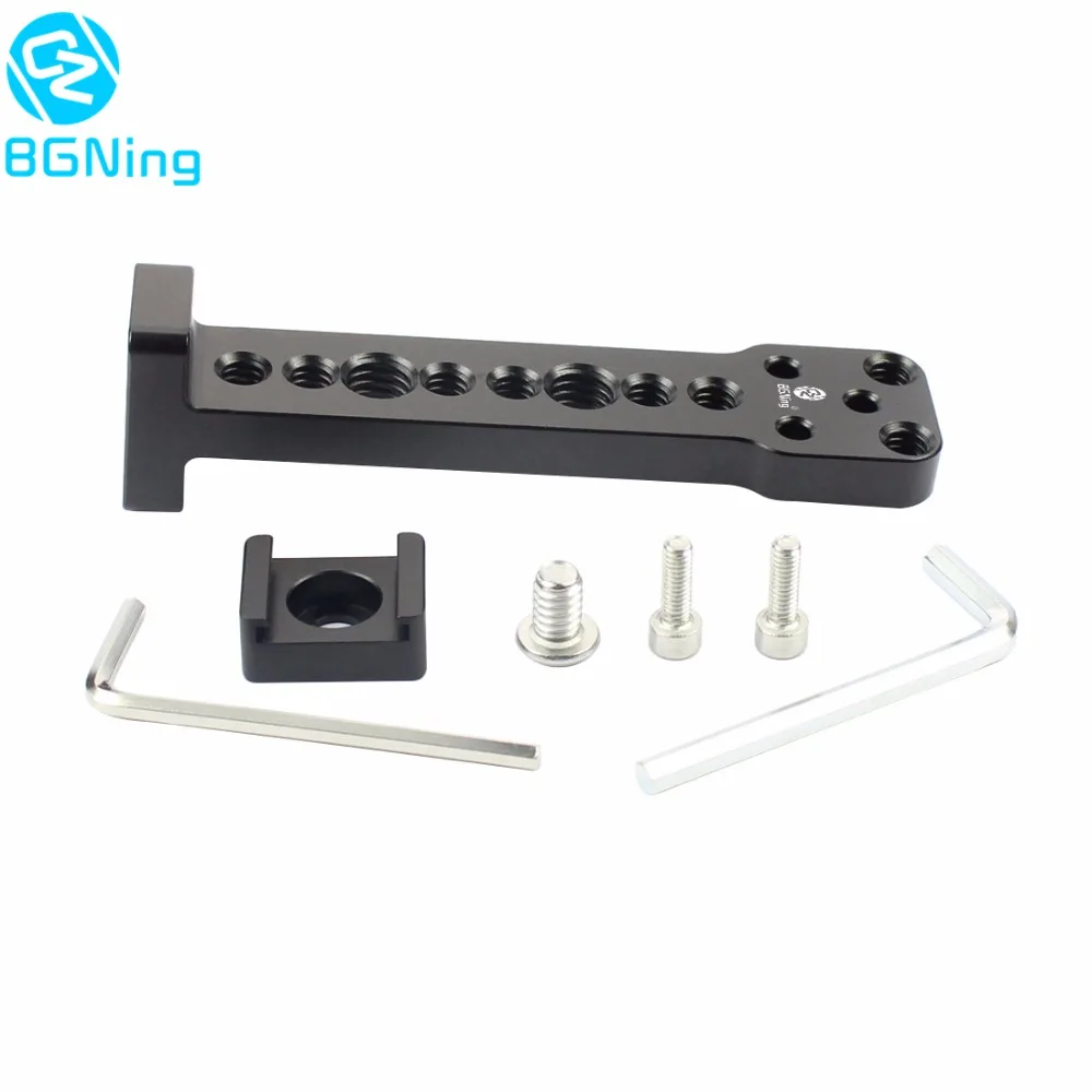 Aluminium Externe Verlängerung Montage Platte Halterung Schnell Release für Mic Monitor Arm Adapter für Ronin S Handheld Gimbal – Detail 1
