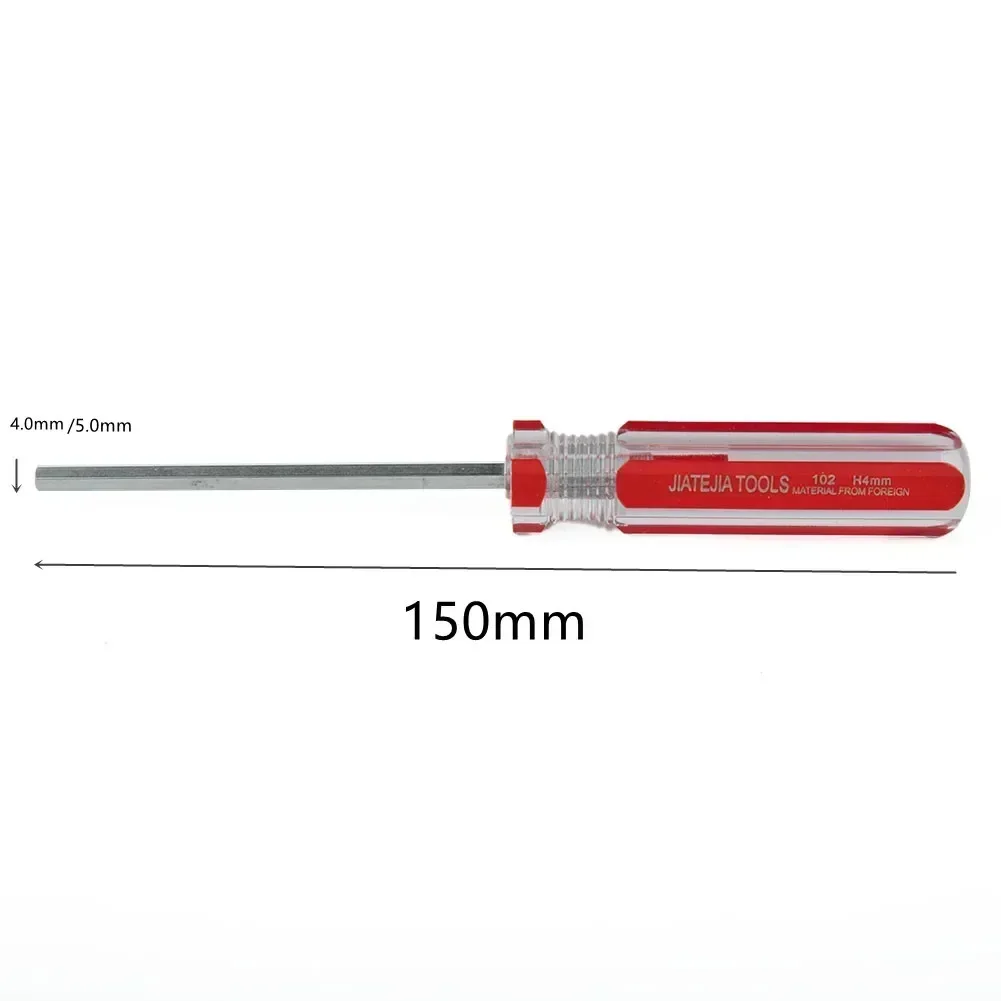 1 Pc Hexagon Screwdriver 1.5/2/2.5/3/4/5/6mm Flat Head Hex Shank Magnetic Screwdriver Steel Hand Manual Tool Repair Tools