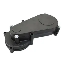 Aluminum Alloy GearBox 14T Gear Box for 47CC 49CC 2/4-Stroke Clutch Motor ATV Go Kart Mini Bike -Black