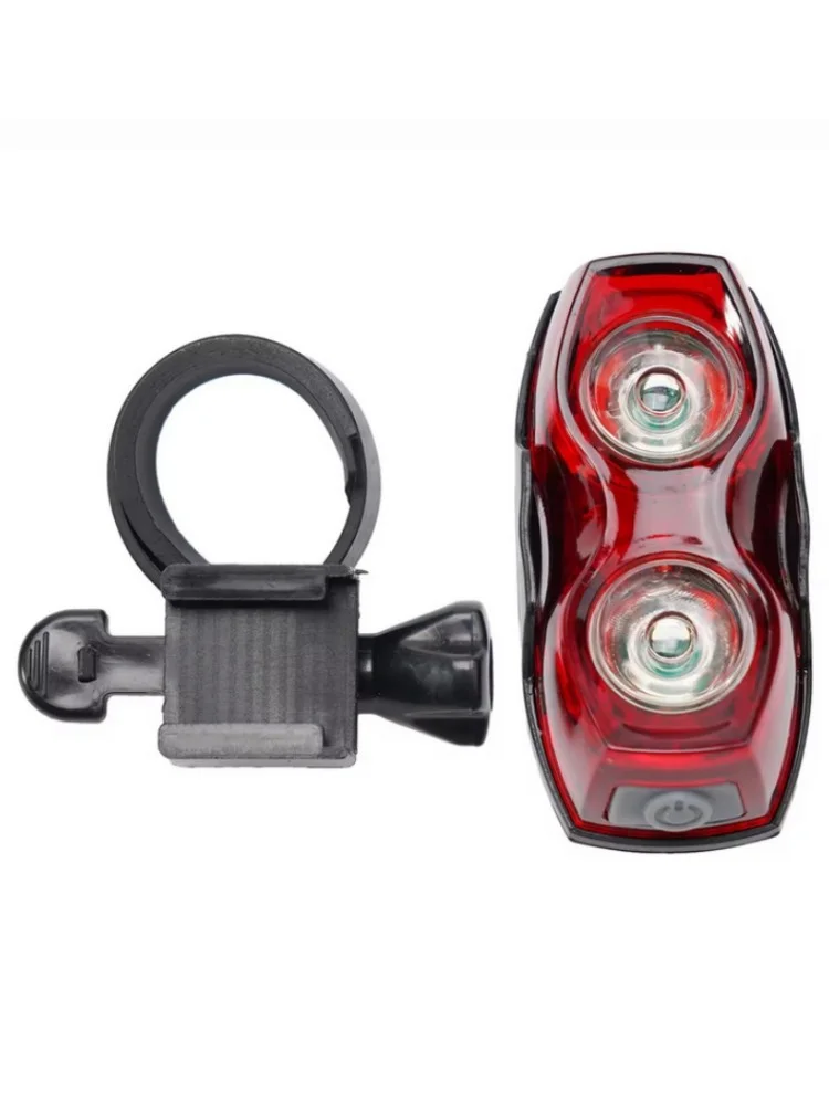 AliExpress 1Pcs Bicycle Tail Light Mountain Bike Red Tail Light Horizontal Vertical MTB Safety For Night Riding