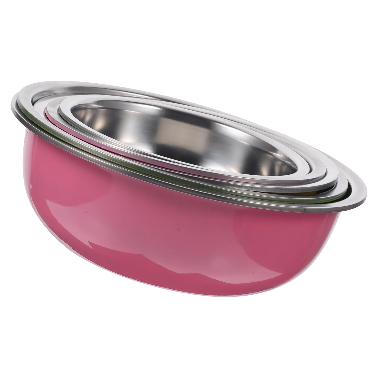 

Stainless Steel Basin Set Thickened Vegetable Bowl Multifunctional Soup Mixing Kitchen Tableware Salad Egg Storage Safe