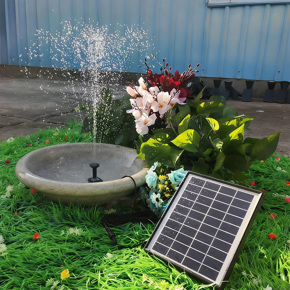 Solar-Powered Garden Fountain Pump: Customizable Water Display For Garden Solar Fountain Water Pump Decoration