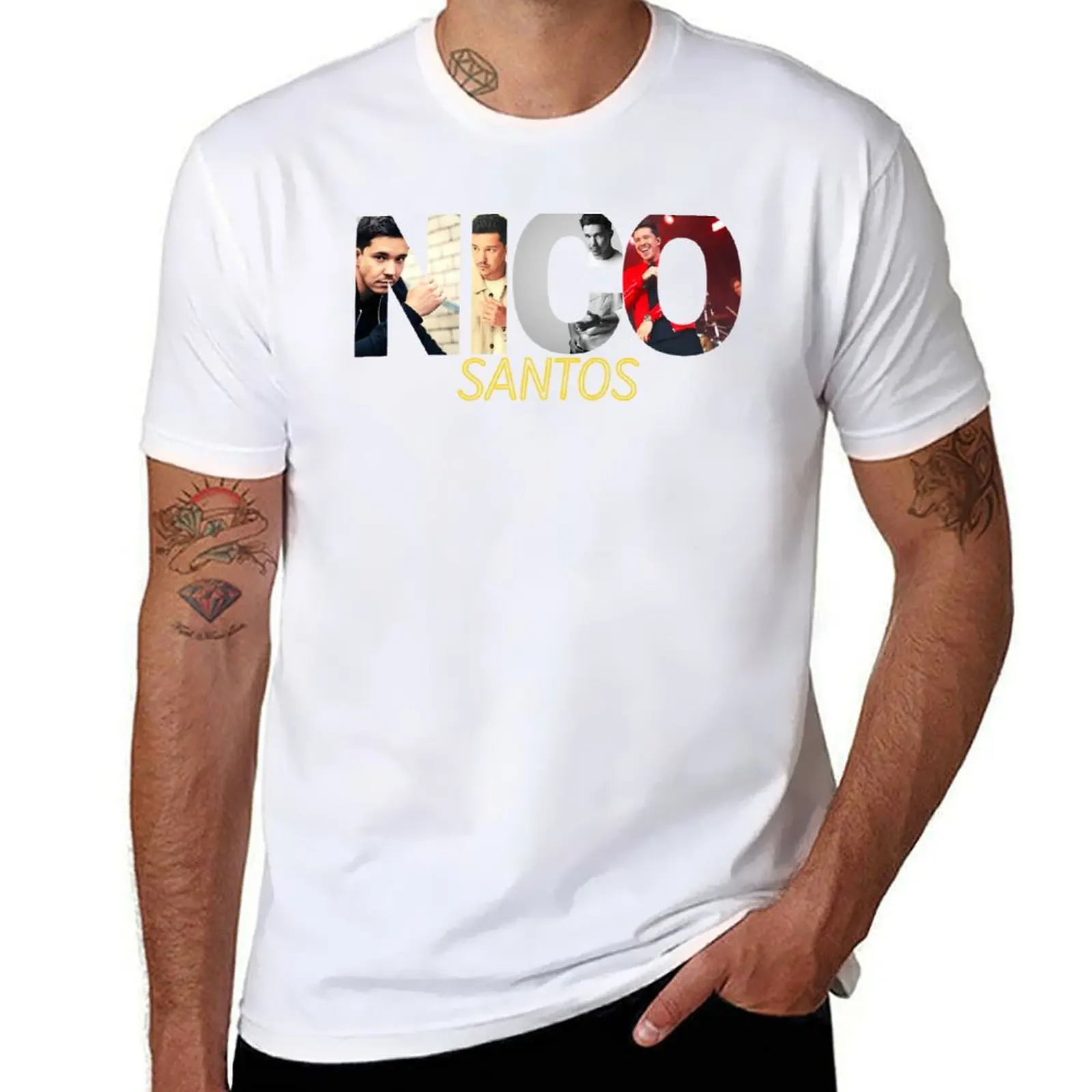 Nico Santos HD T - Shirt / Sticker T-Shirt man t shirts high quality luxury brand man t shirt summer T-Shirt