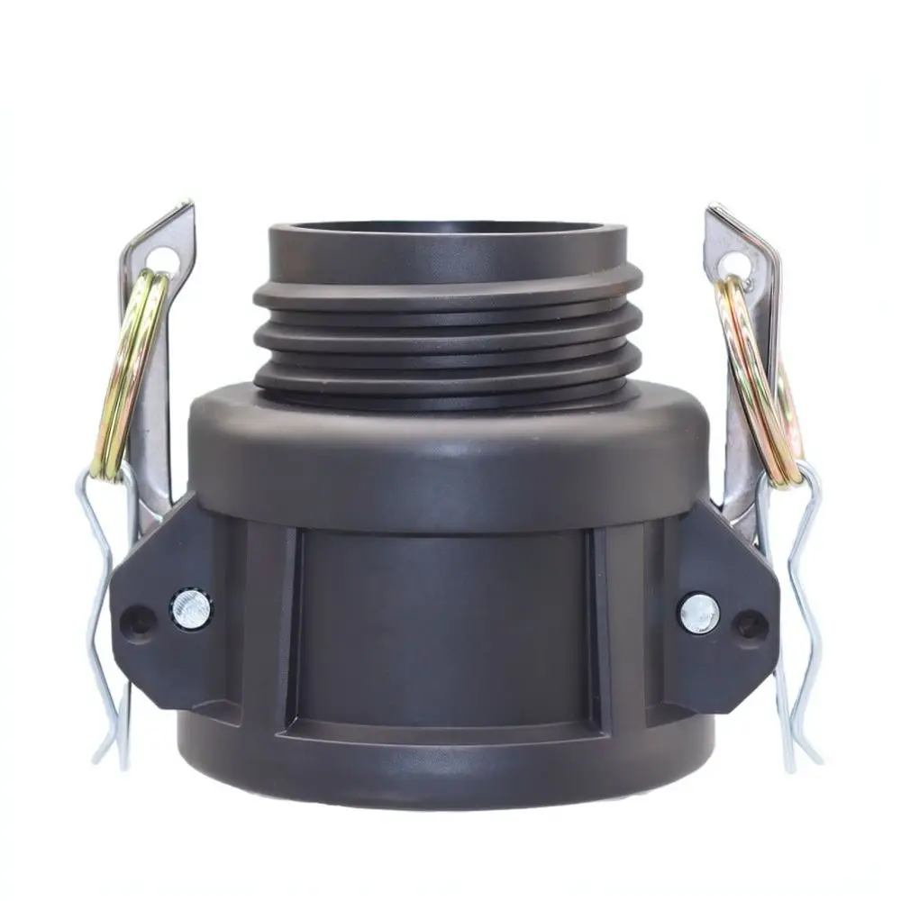Industrial IBC Tank Adapter 2 Inch To 3 4 Inch Male Thread Quick Disconnect Fitting PP Plastic Water Oil Hose Connector