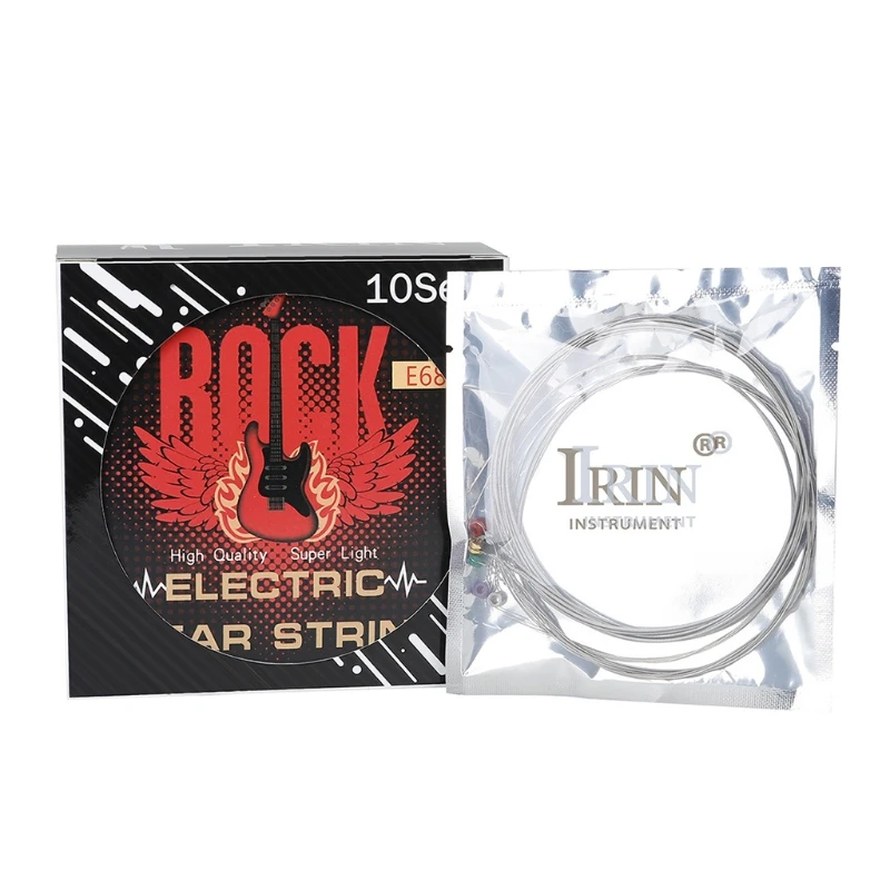 

10 Set Electric Guitar String Stainless Steel Guitar Strings Retail Package