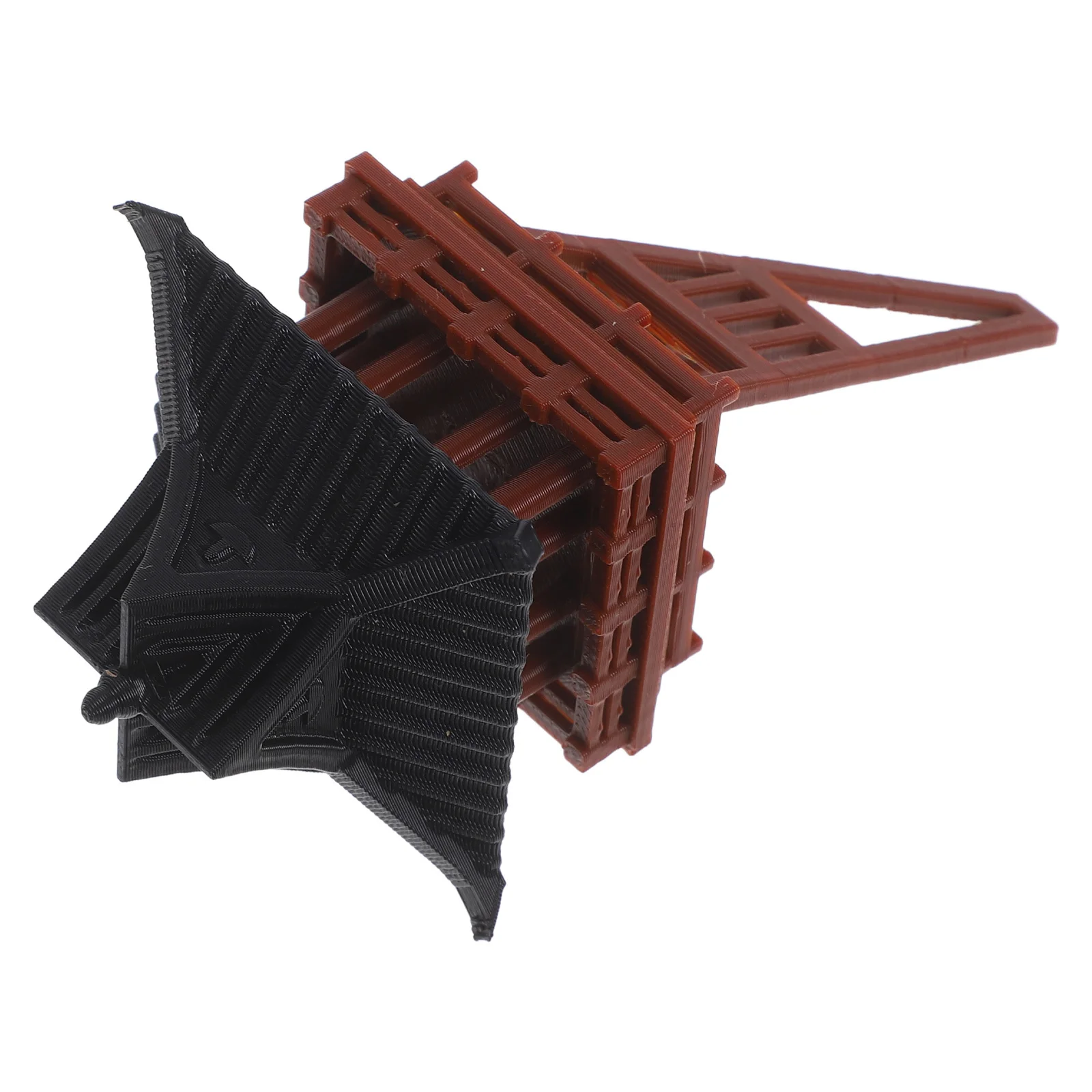 

Miniature Chinese Pavilion Bonsai Ornament Floating Style Asian Garden Statue for Tabletop Micro Landscape Decoration