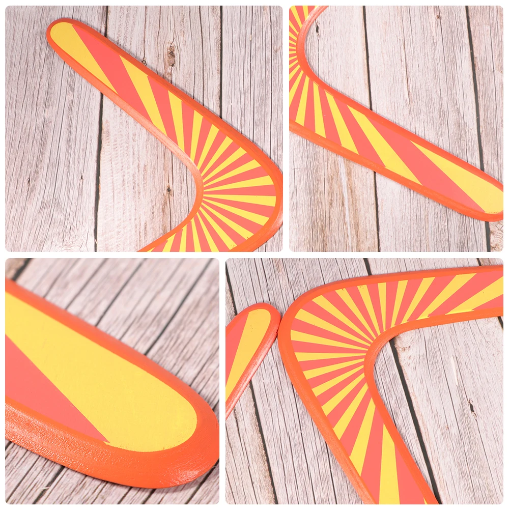 

3pcs Boomerang Toy Kids Bamboo Outdoor Parent-child Fun Playthings Durable Real Back Every Time Exercise Sport Gift