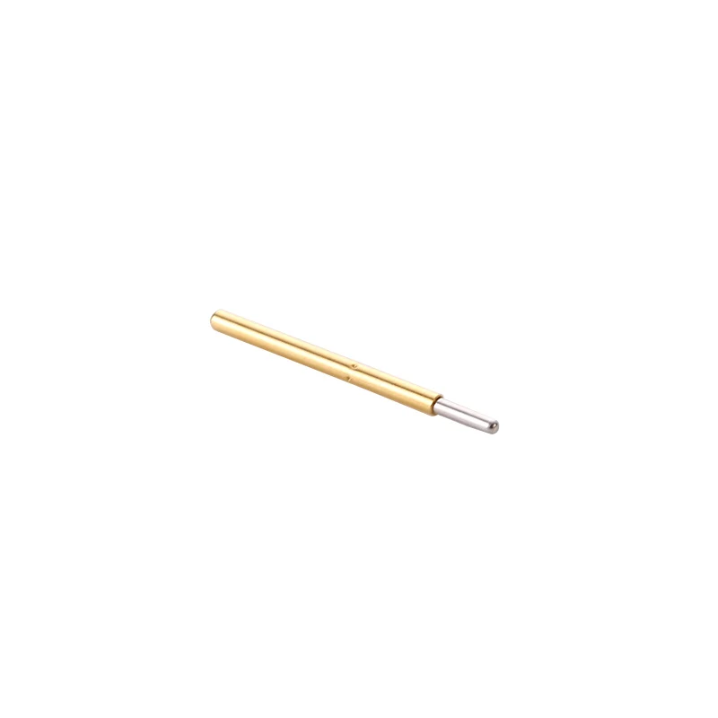 100PCS / Package P75-J Small Round Head Spring Test Probe Diameter 1.02mm Length 16.5mm PCB Test Pin