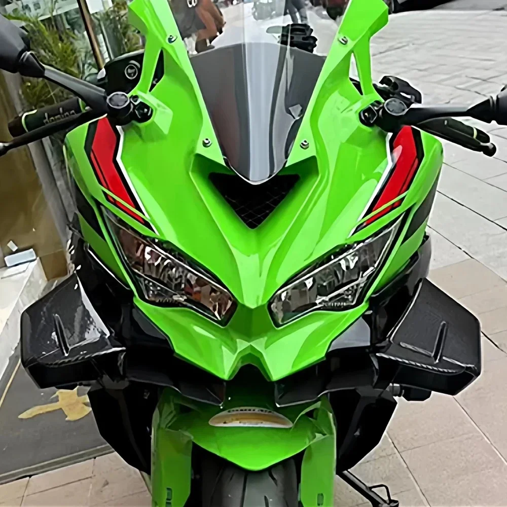 For Kawasaki ZX-4R/RR 2023-2024 Motorcycle model Side Aerodynamic Wing Kit Fixed Winglet Fairing Side-mounted stabilizing wing