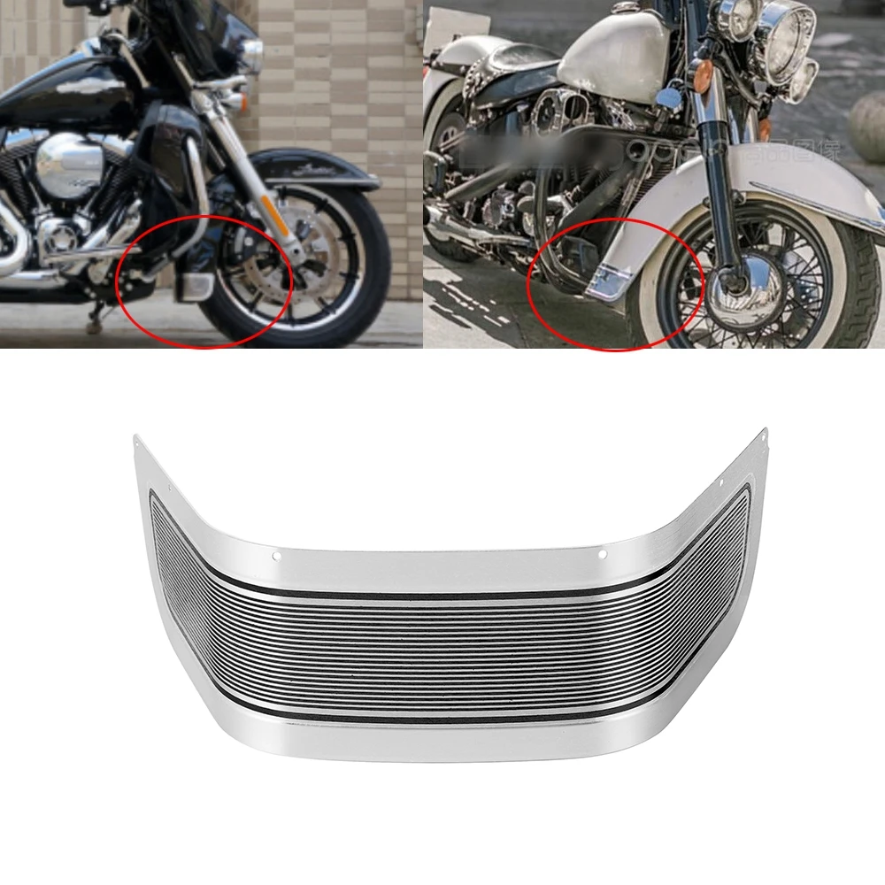 Motorcycle Front Fender Skirt Trim Protector Cover For Harley Touring Road King Ultra Limited Electra Glide FLHR FLHX 2014-2022