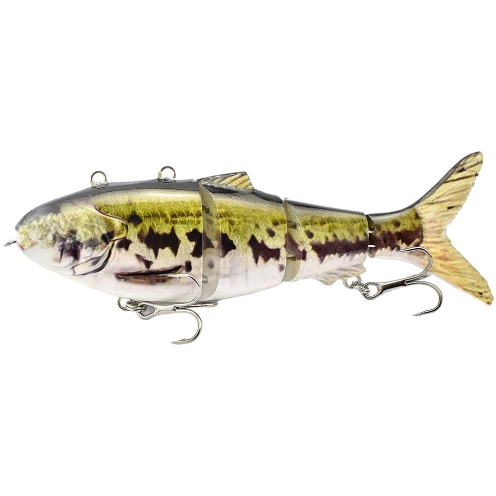 For Fishing Trips Multicolor Electronic Lure Built-in Rotating Propeller Multi-jointed Flexible Body For Fishing