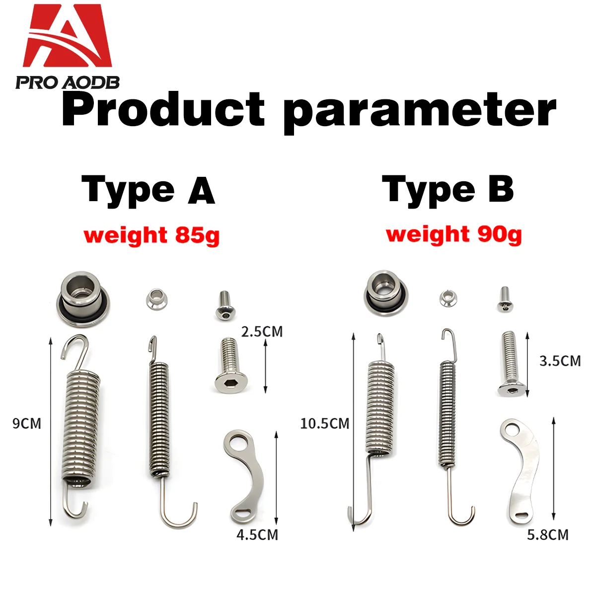 KTM SX SXF EXC EXC-F XC XCF XC-W TPI Six Days 150 250 300 350 450 500 2008-2025用 バイクキックスタンド サイドスタンド スプリングキット
