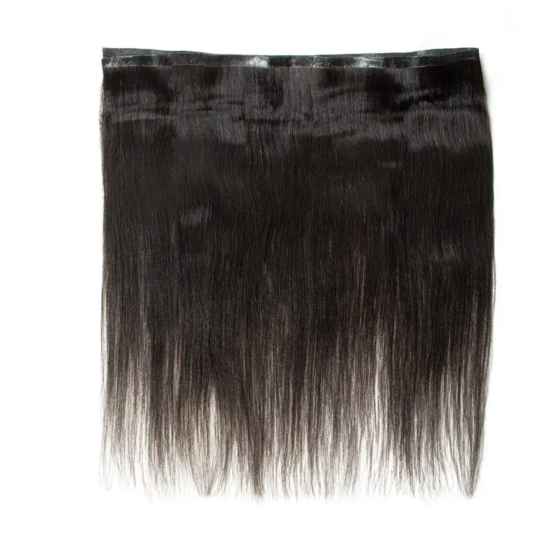 ロングPUウェフト焼きストレートテープエクステ人毛ロングテープウェフトライト焼きウェフトヘアバンドル12〜30インチ