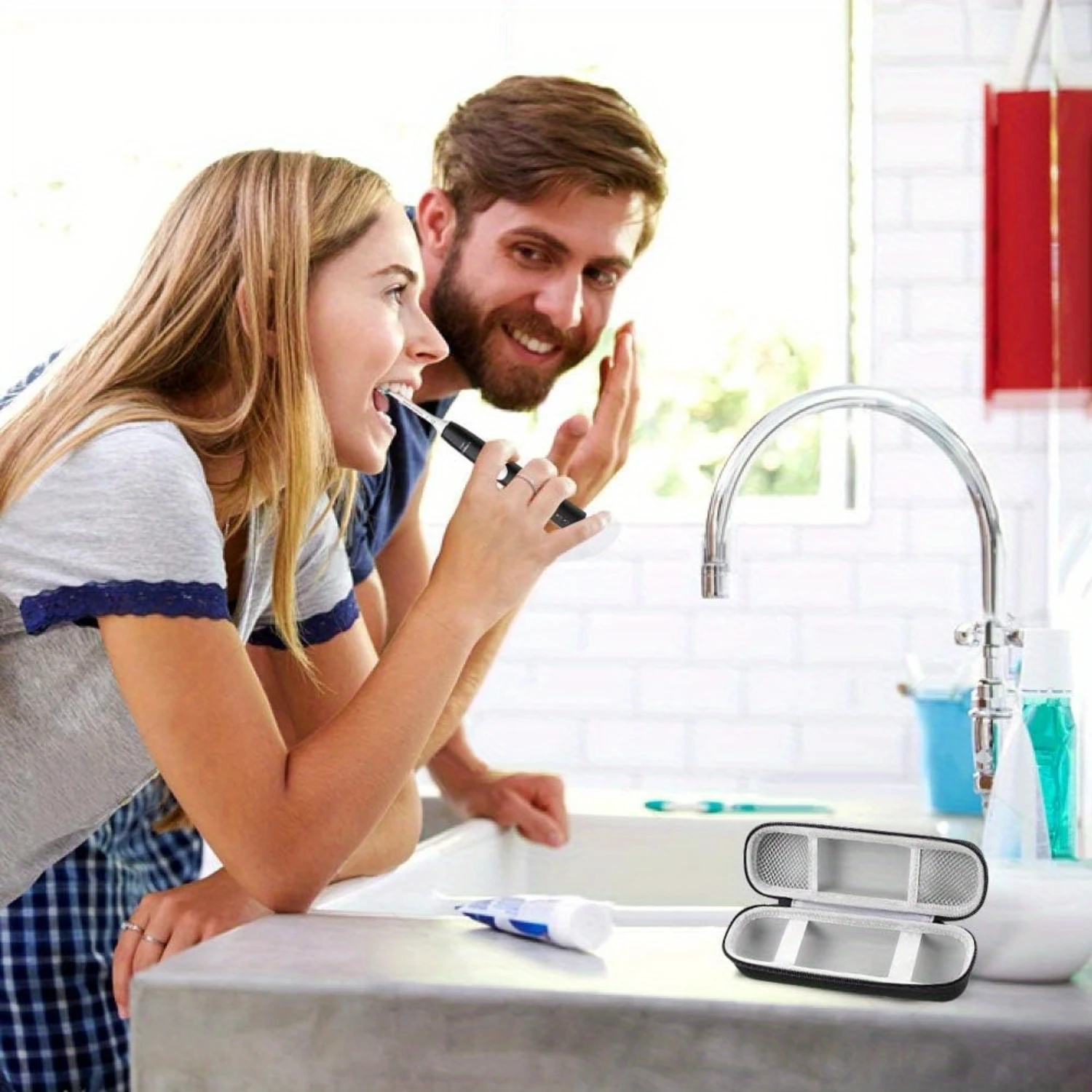 Дорожный чехол для зубной щетки Sonicare ProtectiveClean 4100 6100 5100 6500 7500/B Pro 1000 5000 7500 7000 6000 9600 Дорожный чехол для зубной щетки Sonicare ProtectiveClean 4100 6100 5100 6500 7500/B Pro 1000 5000 7500 7000 6000 9600