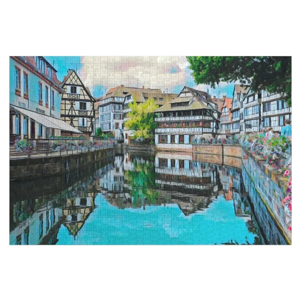 Strasbourg Jigsaw Puzzle Woods For Adults For Children Customized Photo Puzzle