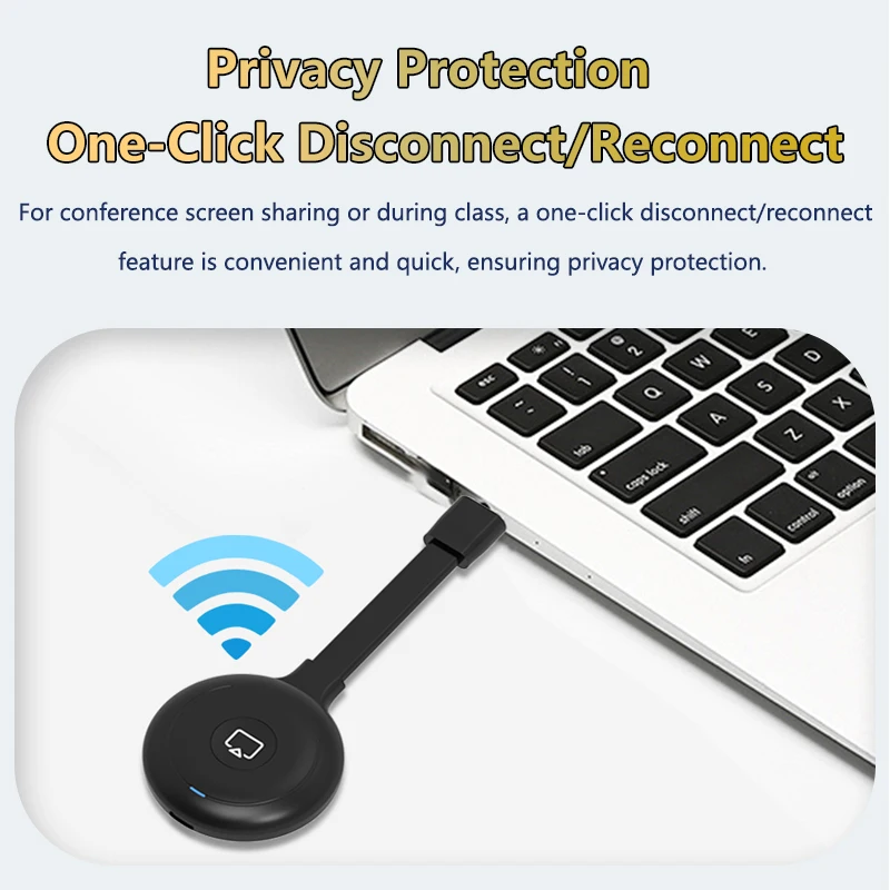 Para conferencias de negocios y aulas educativas Kit de pantalla inalámbrica portátil 1080P con transmisores y receptor USB A/C