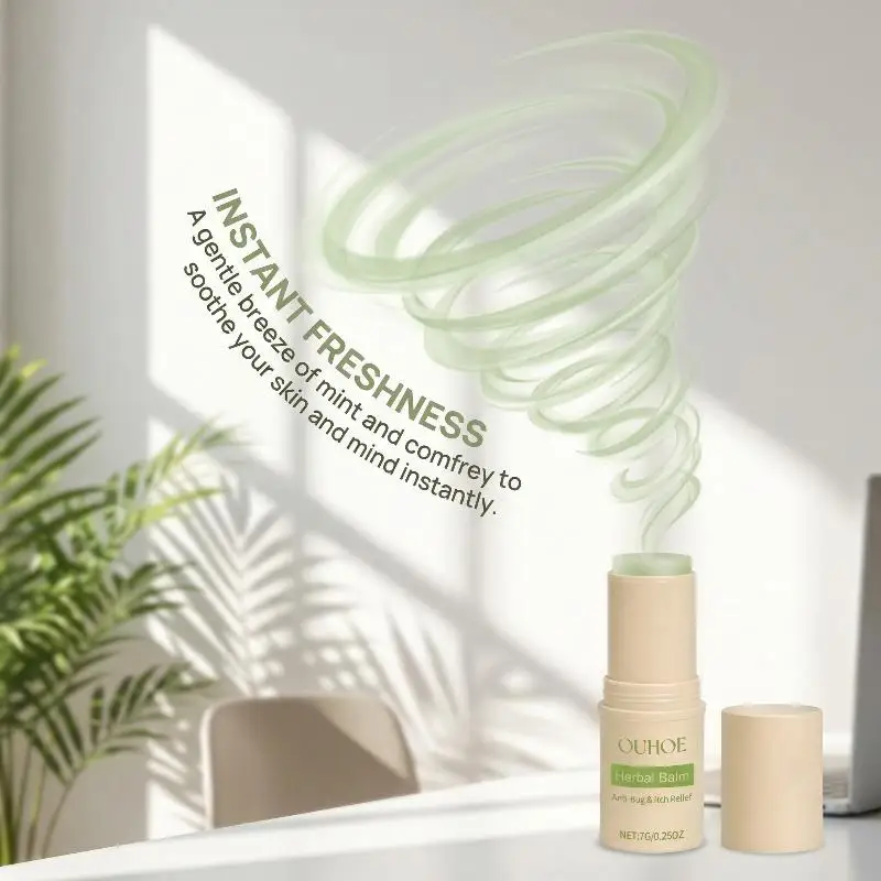 OUHOE  Cooling Balm   Herbal  Gently  and Relieves Cooling and Repairing Balm