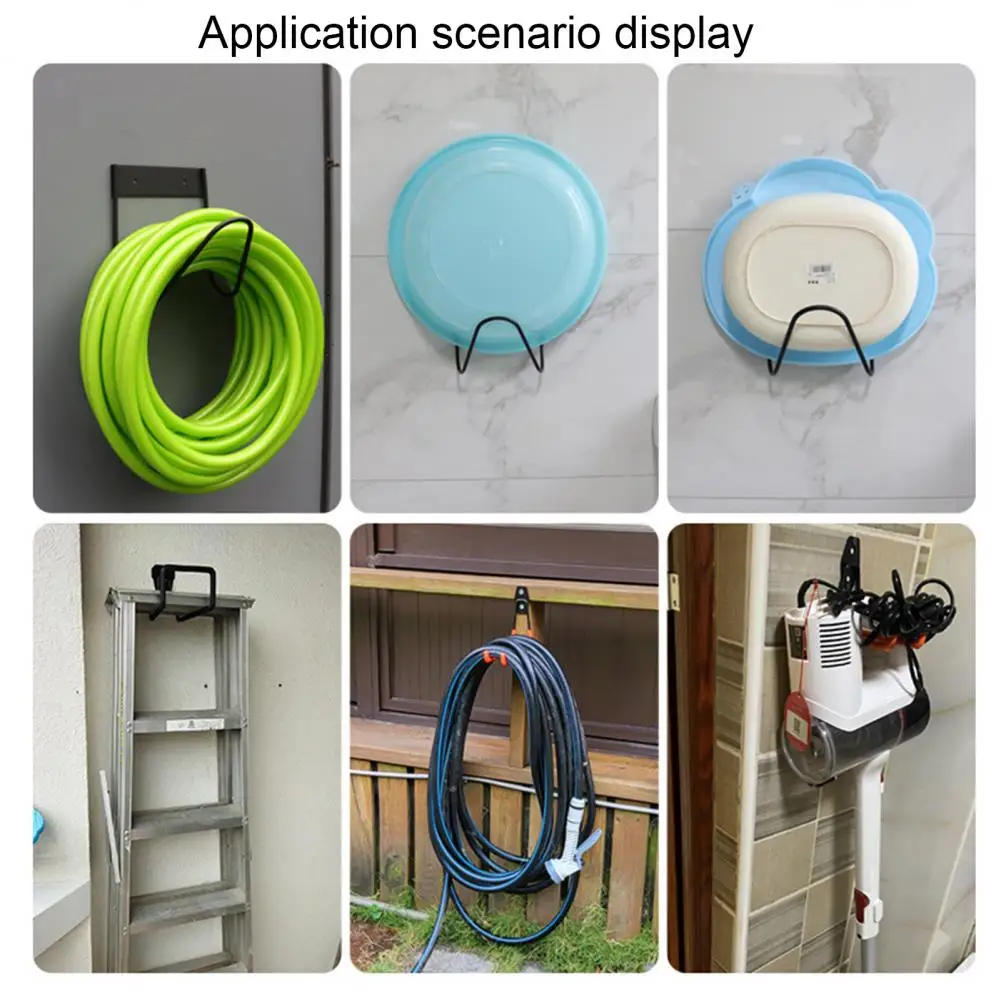 Durable Hose Storage Solution Wall Mounted Hose Rack Efficient Wall-mounted Stainless Steel Hose Organizers for Home for Water