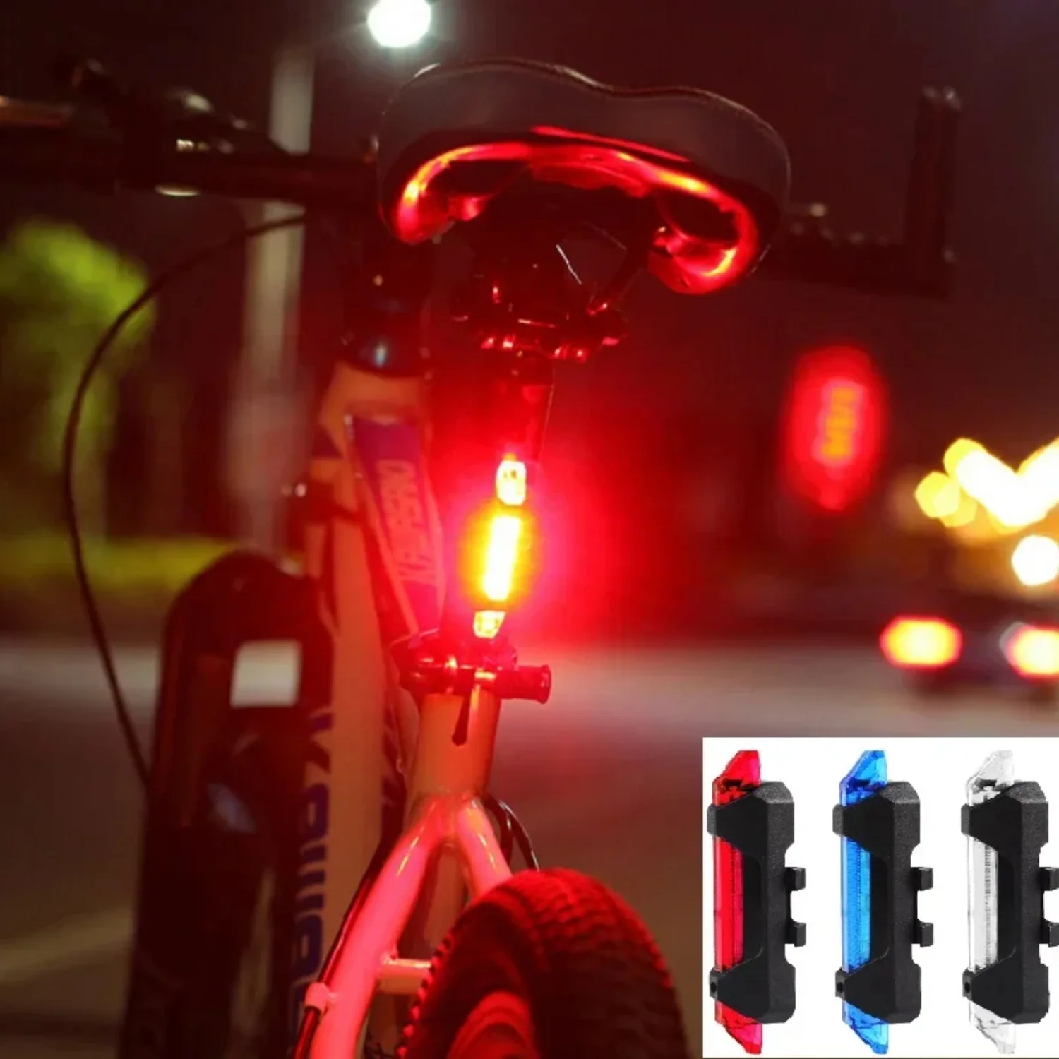 Luces led retro para bicicleta, juego de luces para ciclismo, luz para bicicleta con batería, reflector de radios, Lampara de bicicleta