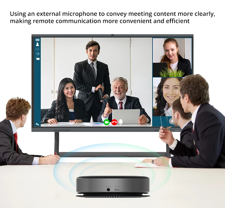 Microphone et haut-parleur de bureau