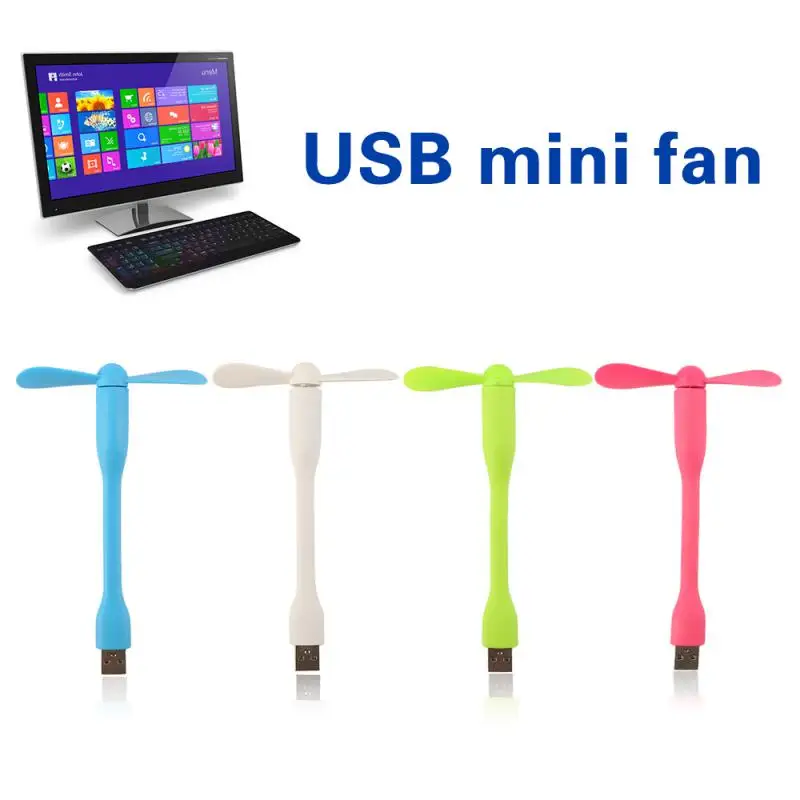 Portable notebook power bank USB interface fan USB small fan