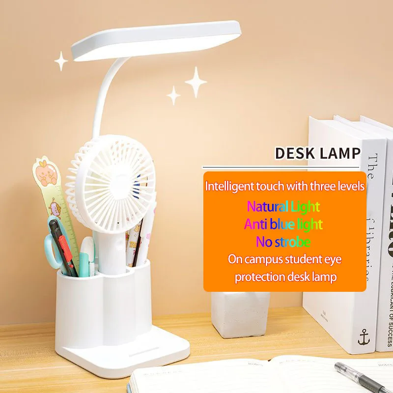 Desk Lamp USB LED Table Lamp 3 Colors Eye Protection College Student Book Reading Lamp Night Light For Bedroom Bedside Learning