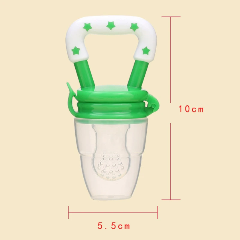 Baby Silicone Baby Fruit Feeder Food Supplement Pacifier Molar Stick Supplementary Portable Kids Boys Girls Fruit Supplement