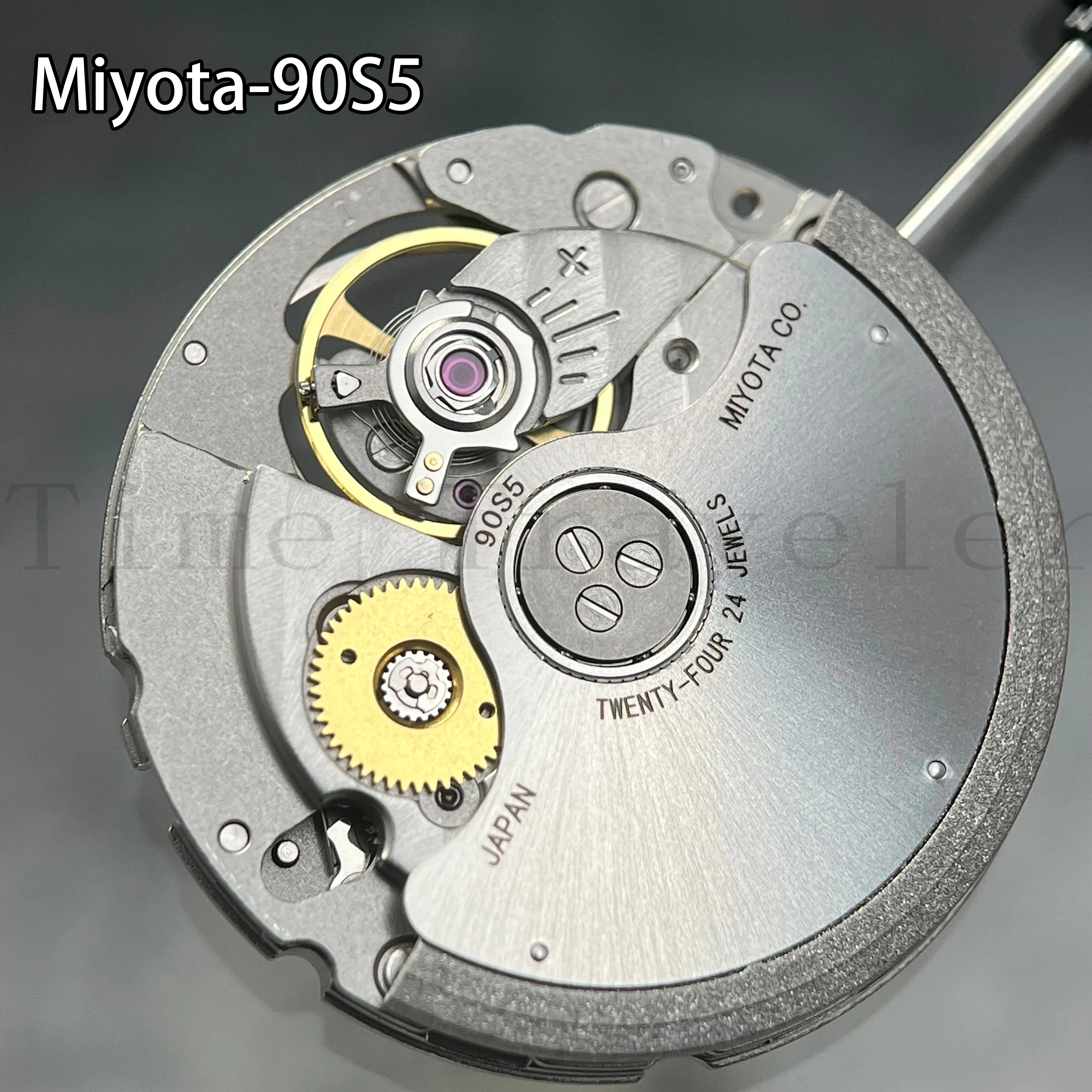 

90S5 Movement Miyota 90S5 Movement Ultra-thin Mechanical for Brand Wristwatch Mens Automatic 24 Jewels Skeleton Self-winding