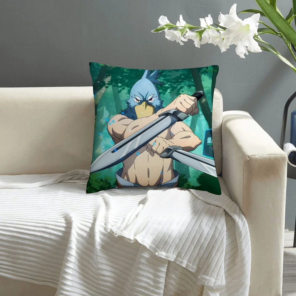 S-Shangri-La Frontier Pillow Case Sofa Decorative Home Double-sided Print Plush Square Throw Pillow Covers Cushion Decor Cover