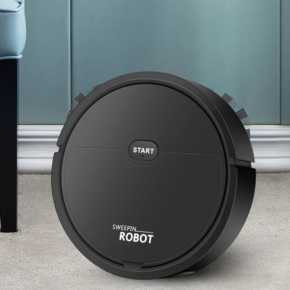 

Robot Vacuum Black Color Mini Sweeping Robot Cordless Robotic Vacuums Self Cleaning Vacuum Pet Floor Carpet Cleaner