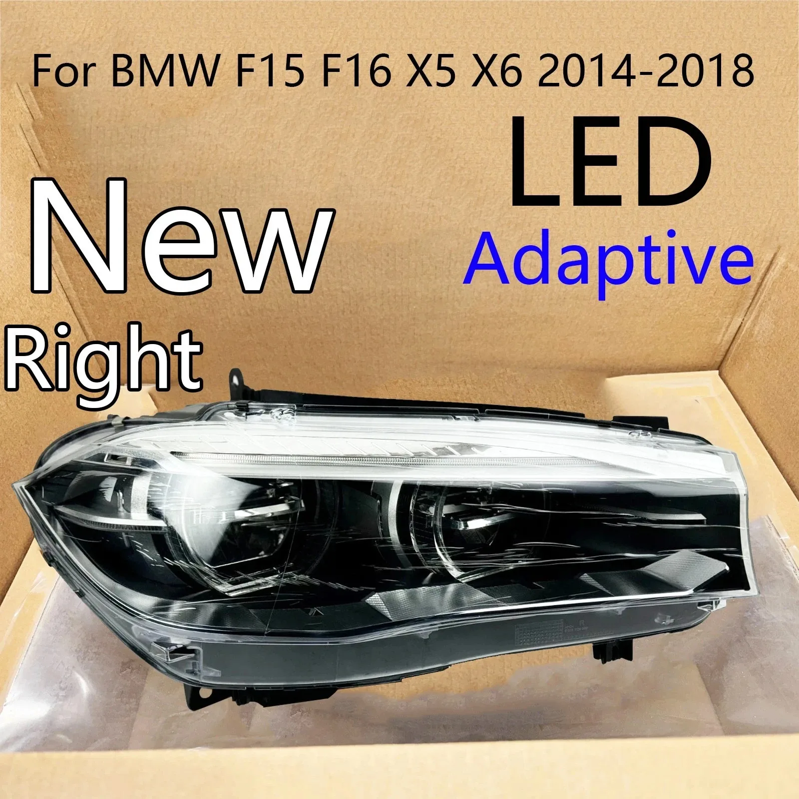 

Full Led Front Light For BMW X5 X6 2014-2018 12V LED Auto Headlight Assembly Car Upgrade AFS Angel Eye Headlamps DRL Signal Lamp