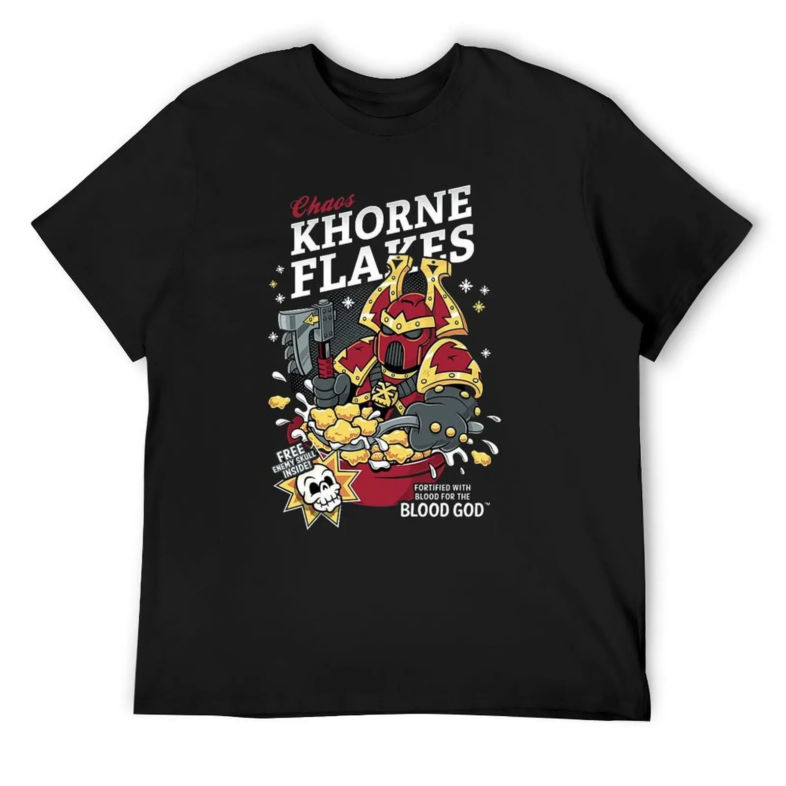 chaos khorne flakes! T-Shirt man clothes graphic t shirts tees luxury clothes men