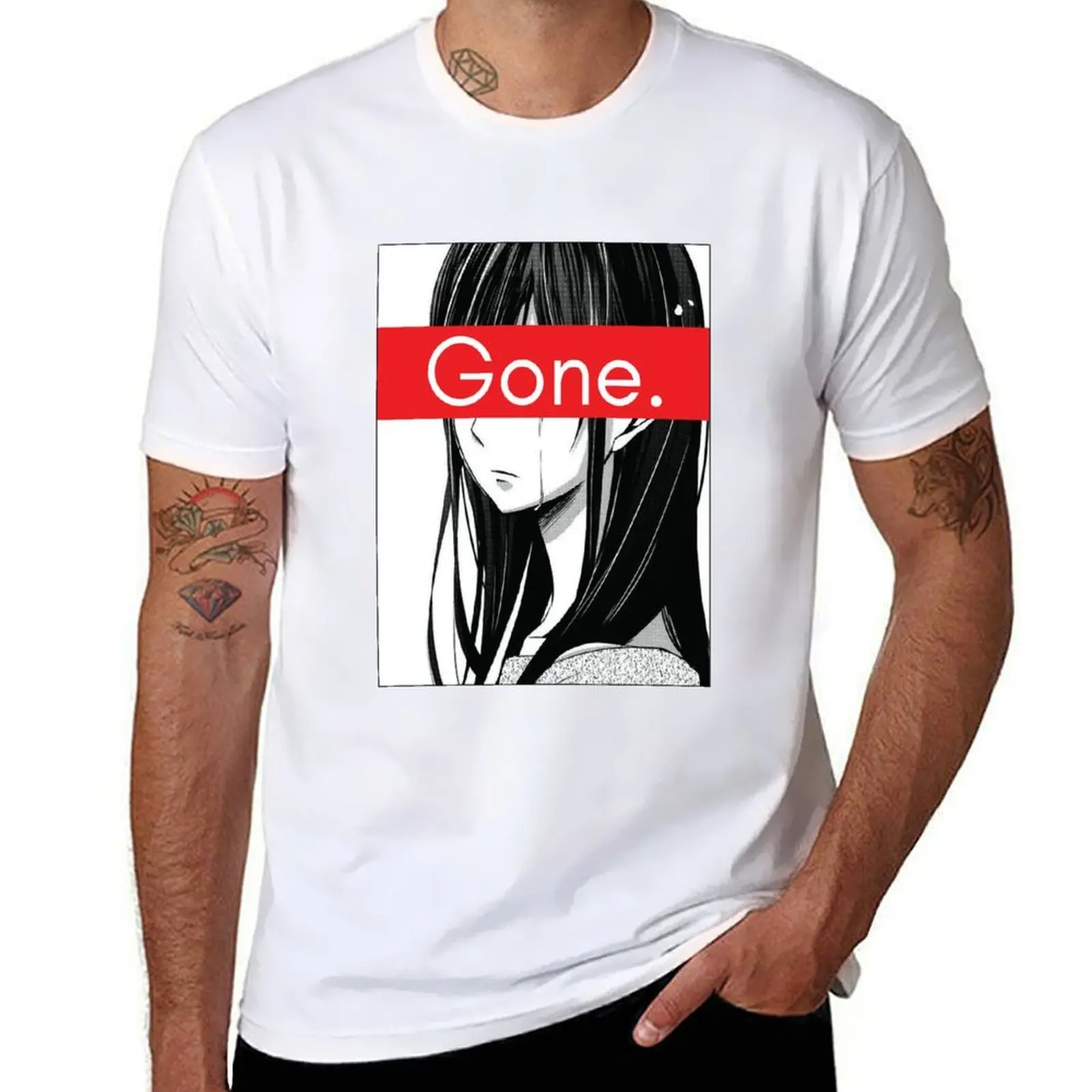 

Gone Anime Aesthetic T-Shirt t shirts for man cotton soft man t shirt cotton T-Shirt