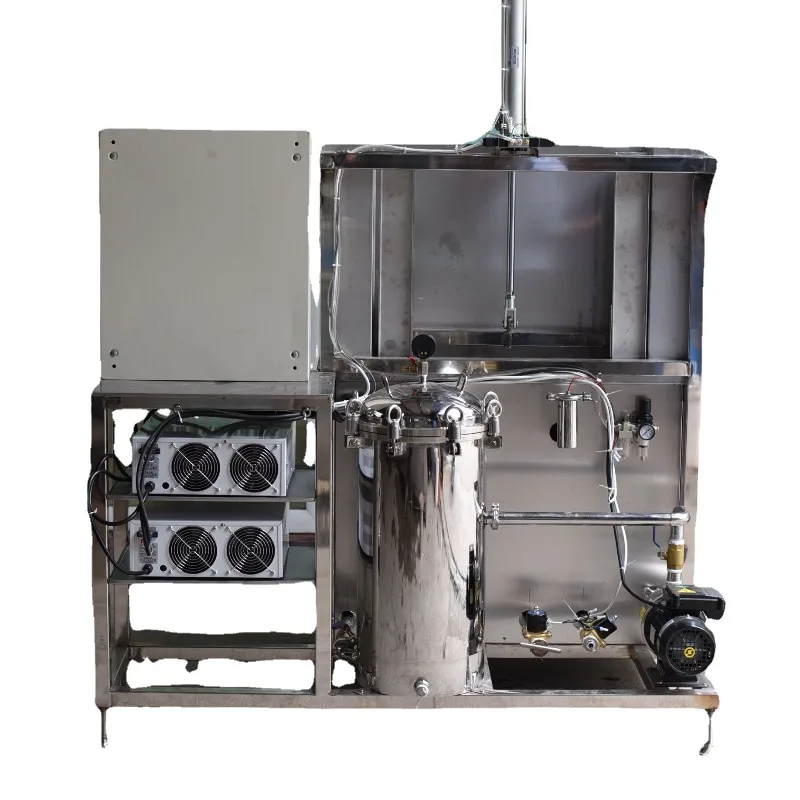 Metal aluminum parts lifting and lifting throwing oil removal cleaning equipment y