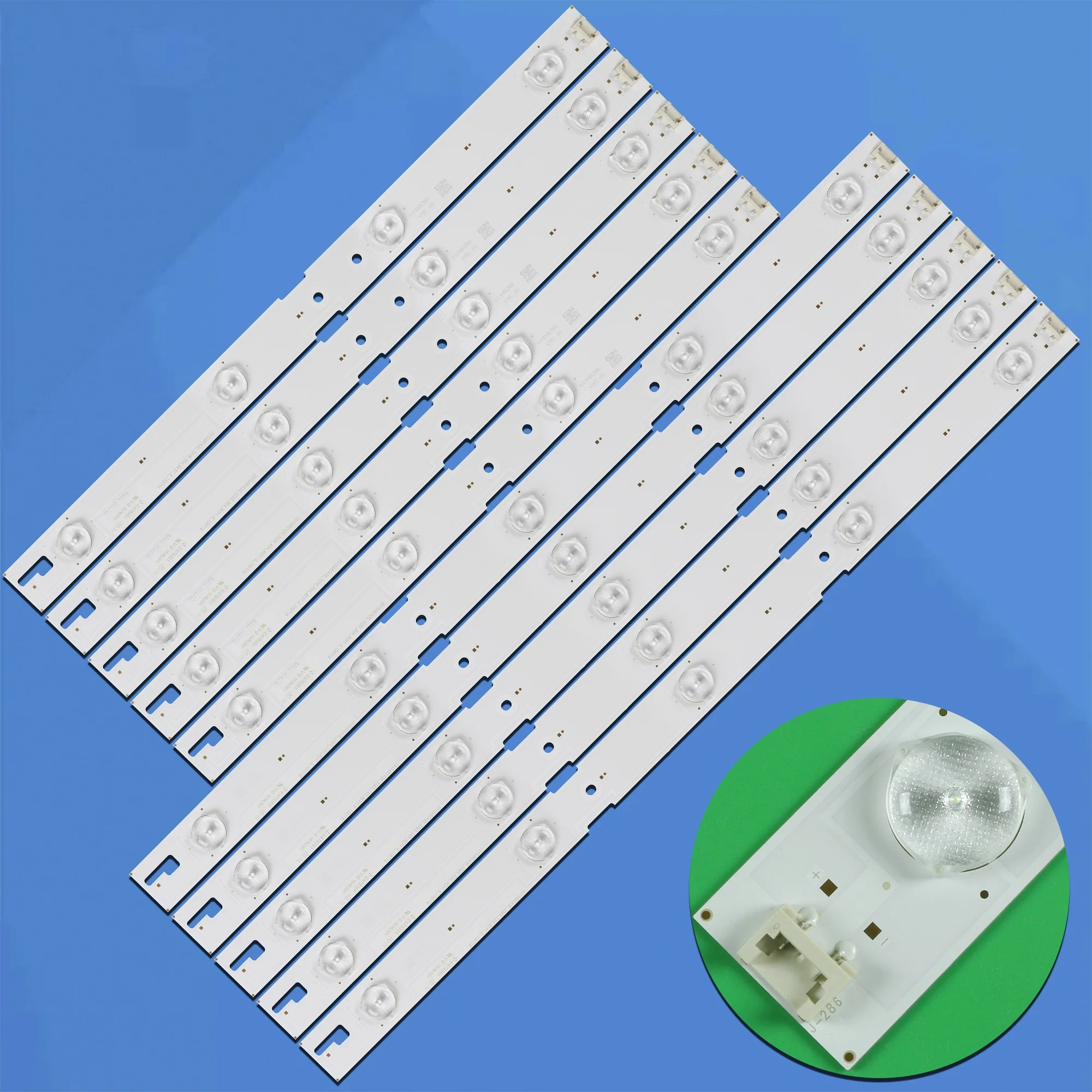 

Новая светодиодная лента для подсветки, 10 шт., для ZLE60600-AB 43GFB6627 2015ARC430_3228_R04 L05_REV1.0_150716 LM41-00174A LM41-00173A