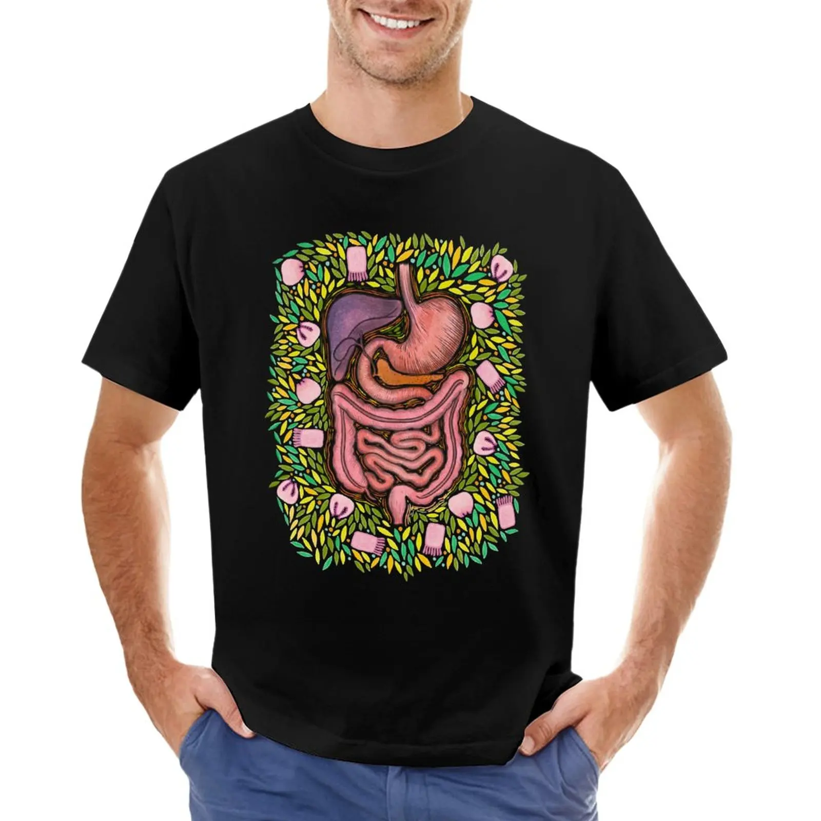 Gastroenterology and Cells T-Shirt vintage t shirt big and tall t shirts for men