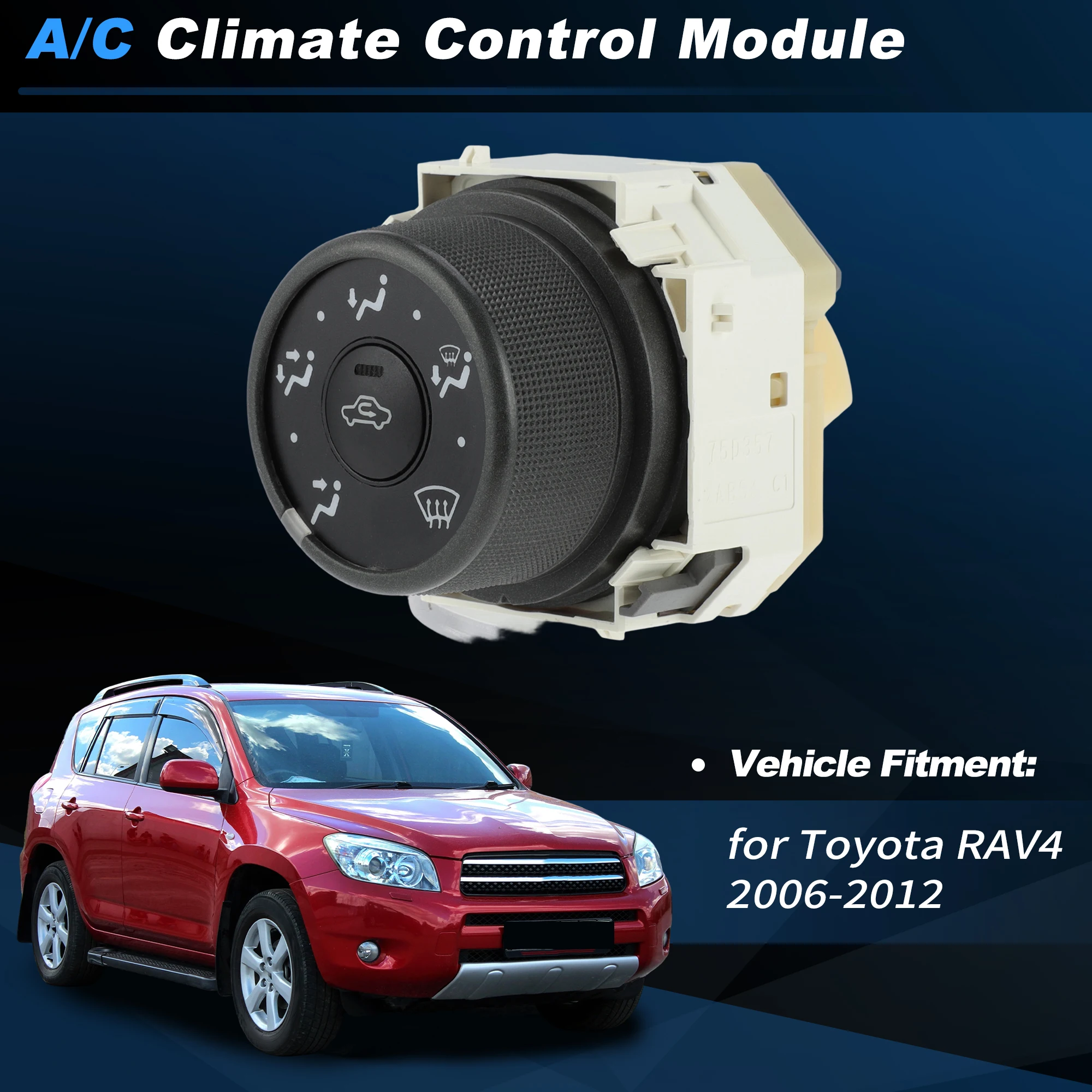 

UXCELL A/C Heater Climate Control Module Panel 55901-0R010 for Toyota RAV4 2006-2012