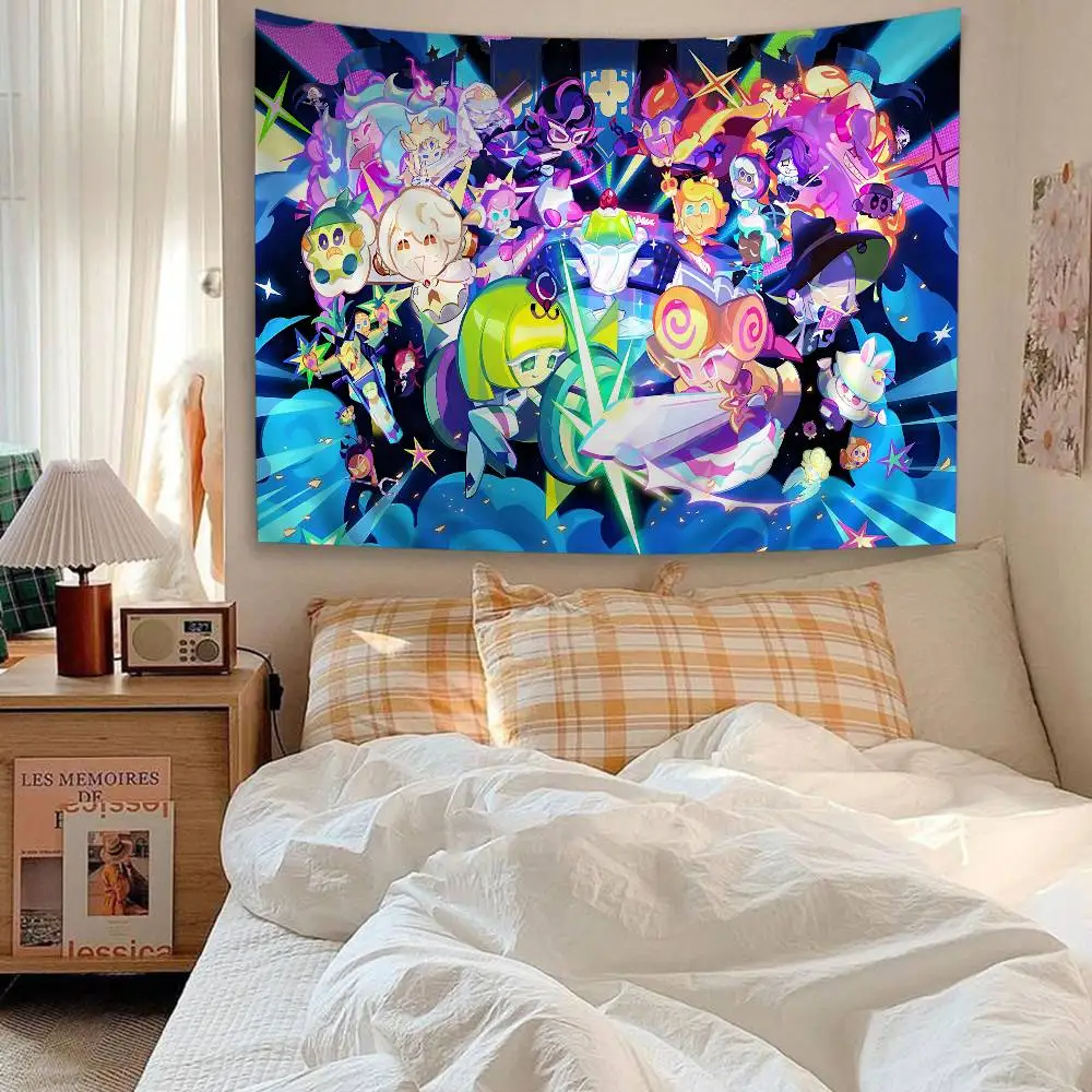 Mobile Game Cookie Run Kingdom Hanging Bohemian Tapestry Bohemian Wall Tapestries Mandala Cheap Hippie Wall Hanging