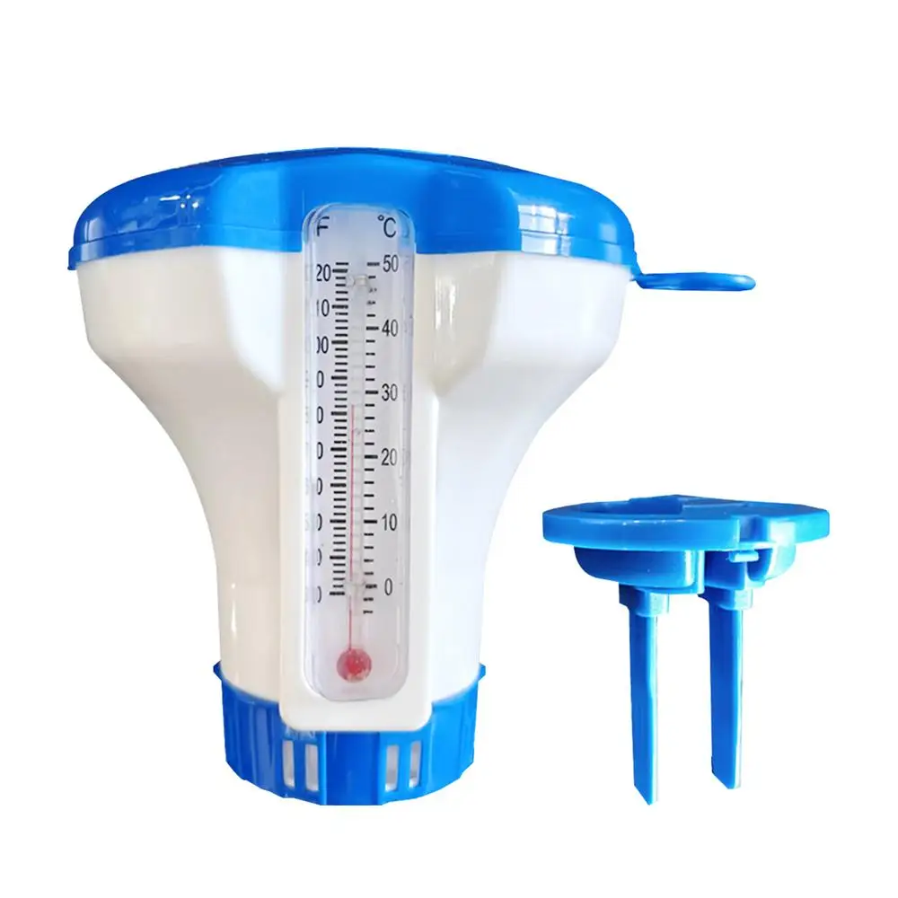 5 Inch Swimming Pool Cleaning Accessories Floating Sterilizer Chemical Chlorine Dispenser Automatic Dosing Tablets