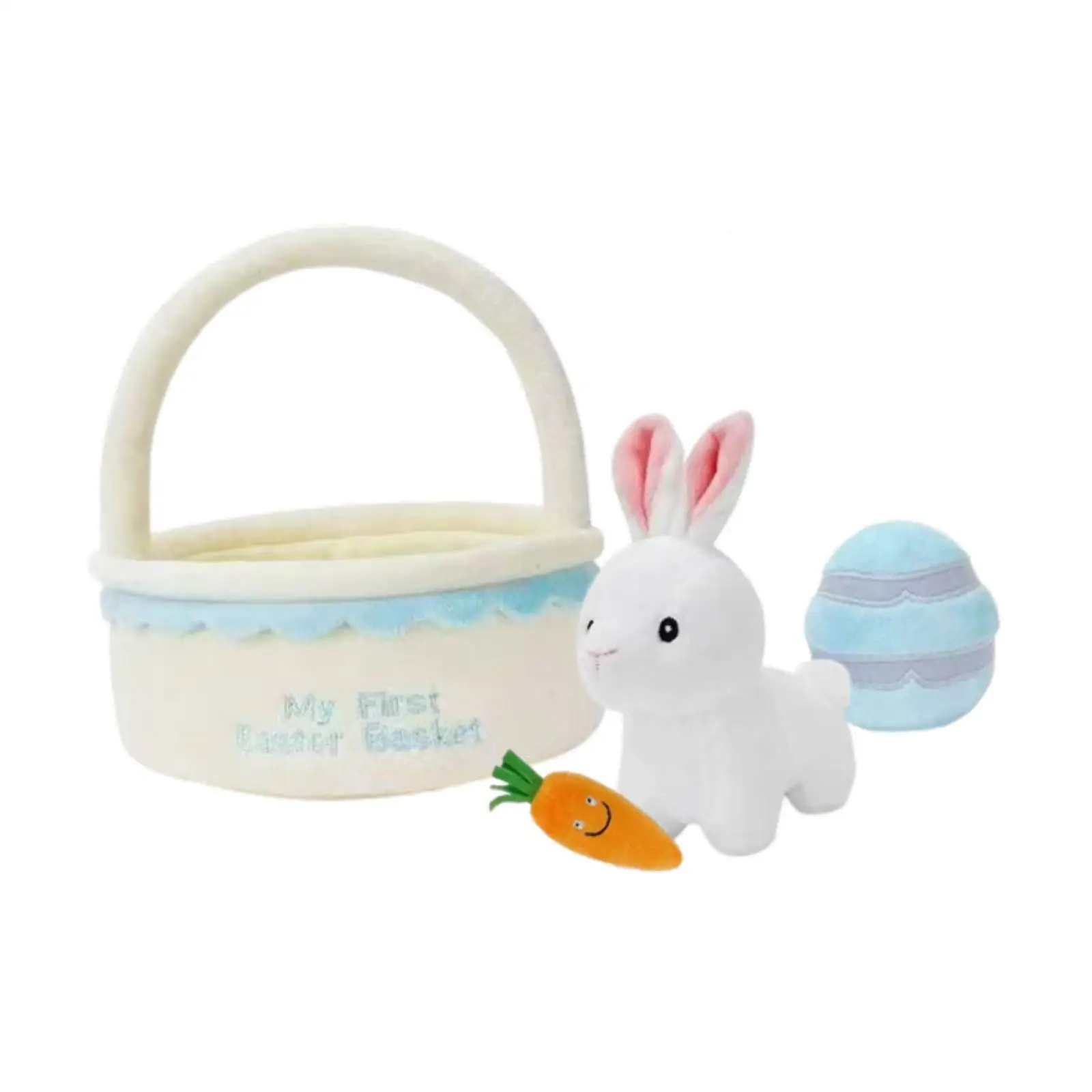 Easter Bunny Carrot Toy Set Adorable Scene Layout Festival Gift Party Favors