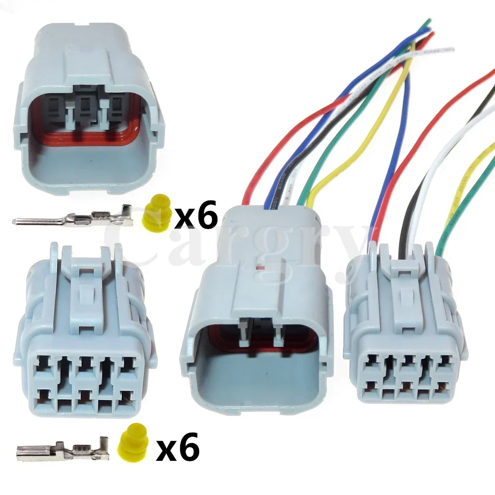1 Set 6P MG640337 MG610335 Auto Taillight Socket 7123-7464-40 7222-7464-40 AC Assembly Car Tail-lamp Wiring Plug for Kia