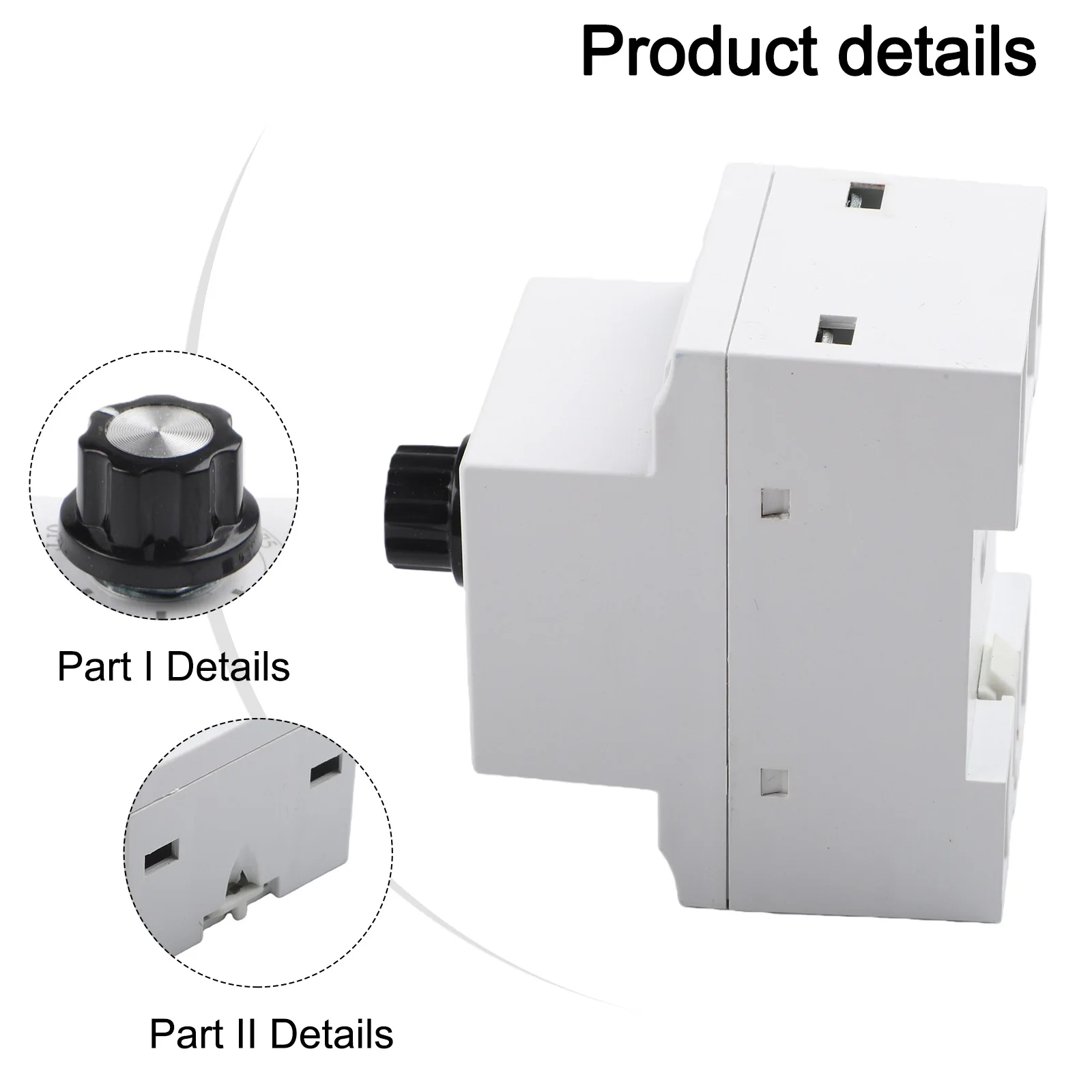 

Phase Shift Control Electronic Voltage Regulator 220V 10A for Fan and Motor Speed Adjustment with DIN Rail Mounting
