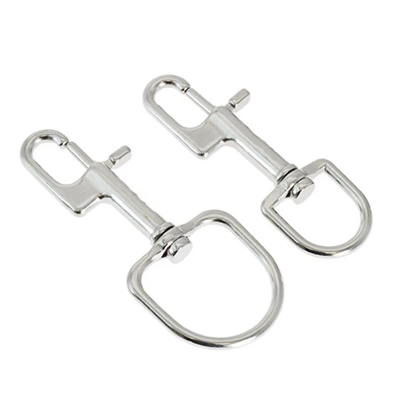 ABHQ-110MM Stainless Steel Diving Bolt Snap Hook Scuba Diving Single Ended Hook BCD Accessories Diving Equipment