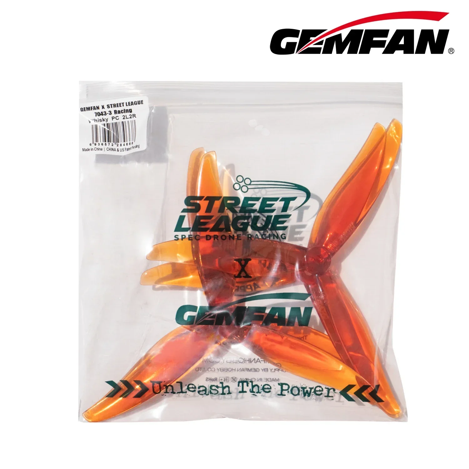 6Pairs(6CW+6CCW) Gemfan 7043 7X4.3X3 3-Blade Propeller (Random Color)