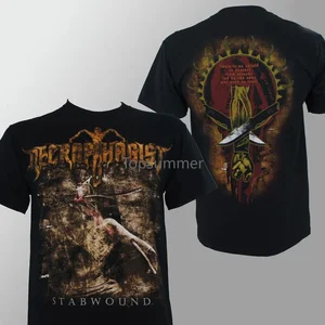 Lustige lässige Marke Shirts Top Authentic Necrophagist Band STABWOUND T SHIST SML XL XXL NEU 10 Hauptverkaufshemd - №8
