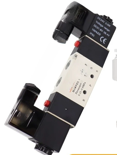 

Двухпозиционный пятиходовой направляющий клапан 4v320-10 220v 4V320-08