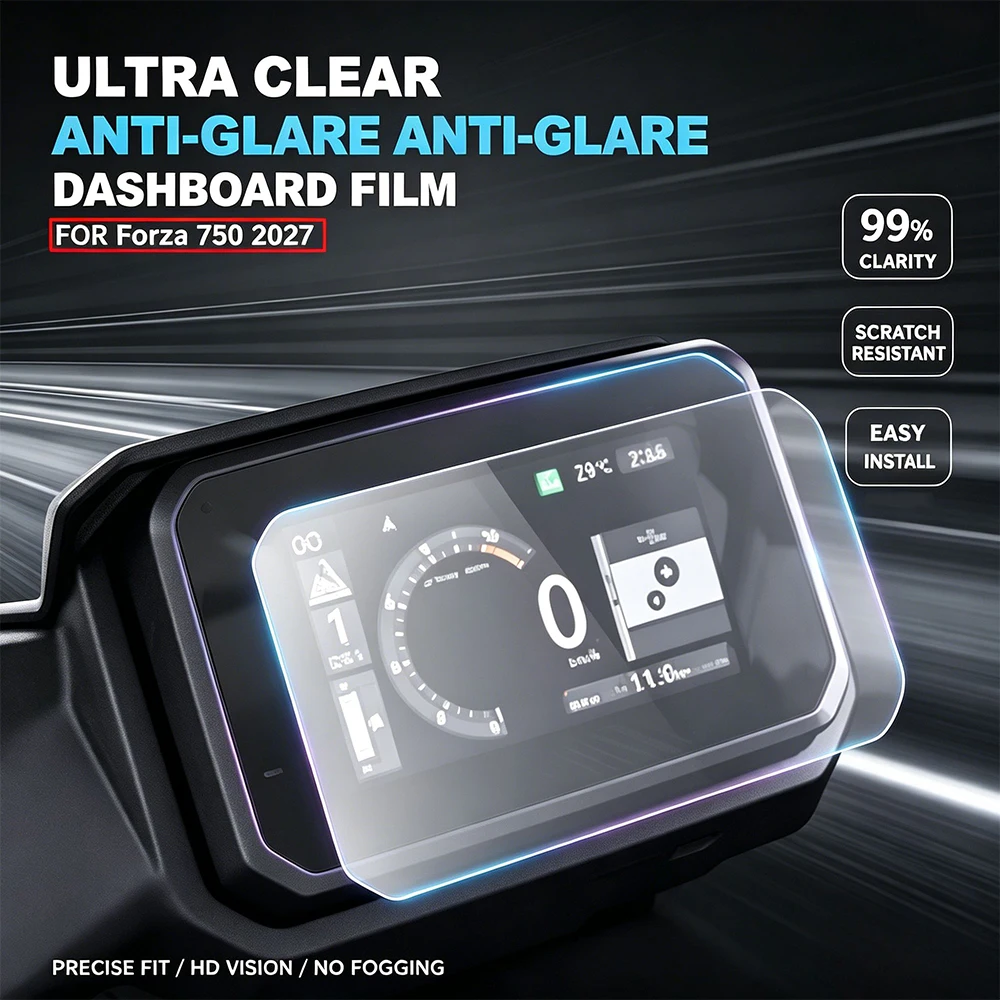 For Forza 750 2025-2027 Anti-Scratch Screen Protector Instrument Film For Honda XADV 750 Motorcycle TFT Display Protection Film