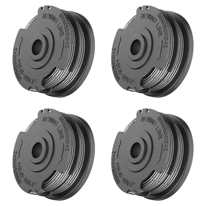 4Pcs 1.65mm 6.1M F016800351 String Trimmer Replacement Spool Line for Bosch ART 24 27 30 30-36 LI Grass Trimmer